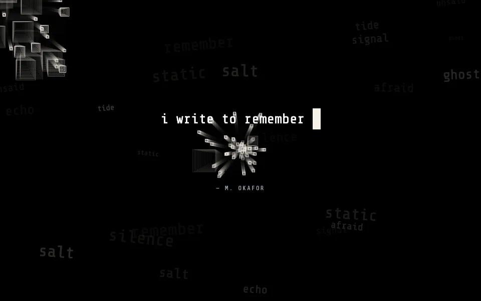 Writer / Poet template preview