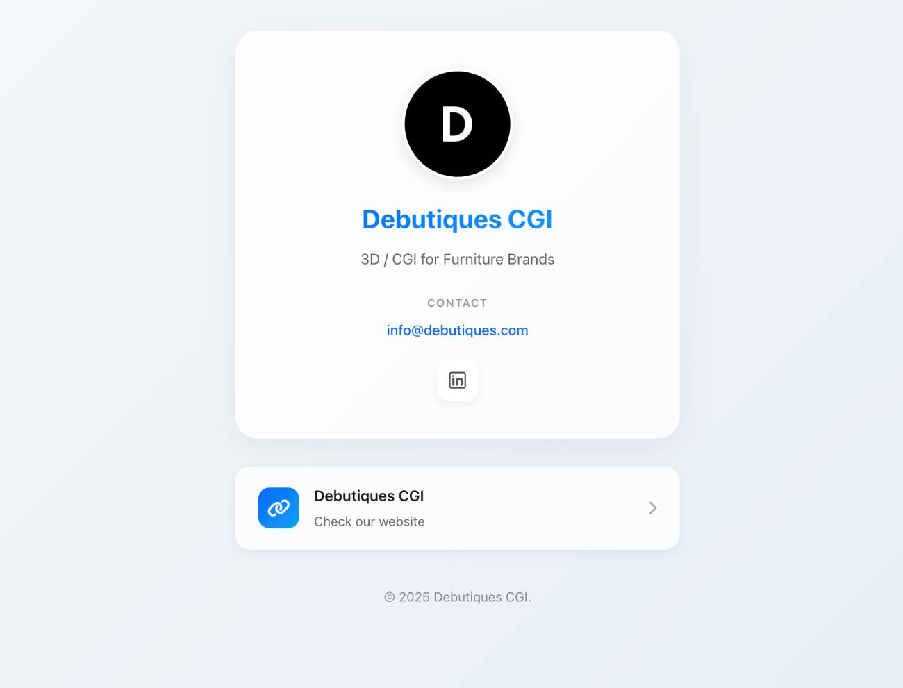 Debutiques Template Preview