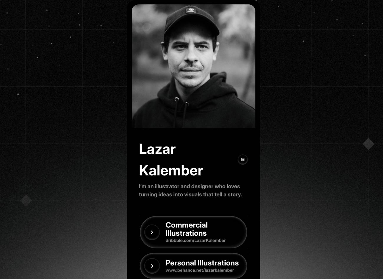 Hello at Lazar Template Preview